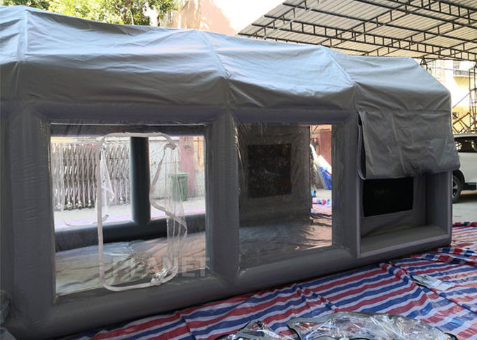 8x4x3m Gonflable Cabine De Pulv/érisation Tente Cabine De Pulv/érisation Tente Tente De Lair Tente Camping Tente De Pulv/érisation Cabine avec 2 Ventilateurs