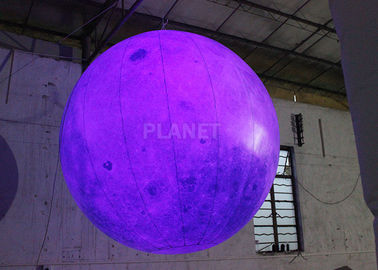 Décoration gonflable d'éclairage de partie, OEM gonflable de ballon de lune disponible