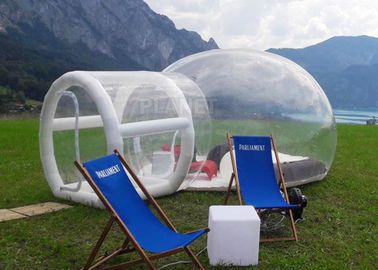 Observation des étoiles gonflable de famille de camping de tente de bulle de tunnel simple extérieur pour le loyer