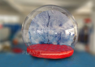 globe gonflable extérieur de neige de PVC Trapaulin de 0.5mm pour le parc d'attractions