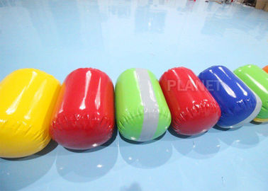 balise cylindrique gonflable de PVC de couleur multiple de taille du diamètre 60cm de 50cm