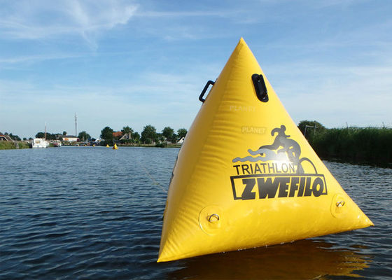 Marqueurs gonflables de balise de marqueur de triangle de PVC/balise de natation pour la mer