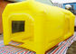 Système pneumatique gonflable jaune de cabine de jet de 6 M/de cabines deux des véhicules à moteur de peinture