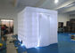 petite tente gonflable blanche de cabine de cube en partie de 2.4x2.4x2.4m avec 2 portes