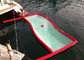 Piscine gonflable de flottement de méduses de mer d'océan de taille de loisirs faits sur commande de couleur avec le filet pour le yacht/bateau
