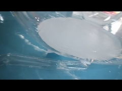 Tente bulle gonflable tunnel simple en PVC transparent de 4 m avec souffleur