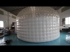 0Tente igloo gonflable en PVC de 55 mm pour observer les étoiles en plein air