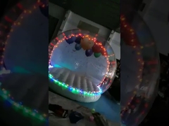 3M 4M Grande Boule à Neige de Noël en PVC Gonflable, Cabine Photo Boule à Neige