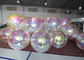 Épouser la boule gonflable géante de miroir de boules gonflables énormes réfléchissantes de Noël de PVC de décoration