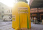 Taille gonflable jaune du diamètre de la cabine PLT-063 3M de limonade d'Oxford/4 M