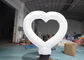 ballon gonflable câble de masse blanc de coeur d'amour de 190T 3m