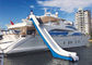 glissière d'eau gonflable d'équipement de jeu de l'eau de PVC de 0.9mm pour la glissière gonflable de yacht de taille faite sur commande de yacht