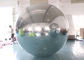 Boule de publicité de flottement gonflable accrochante argentée de sphère de miroir de PVC de double couche pour la décoration d'étape de Noël